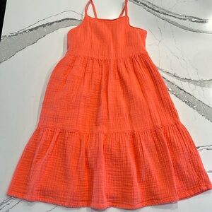 GAP Kids Girls Smocked Gauze Dress Size S 6-7